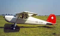 HB-COR @ LFSN - Cessna 140A [15351] Nancy-Essey~F 25/07/1998 - by Ray Barber