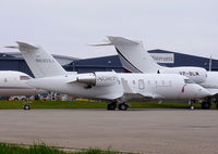 N635XJ @ EGGW - Bombardier Aerospace Corp - by Chris Hall
