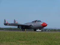 VH-ZVZ @ YMAV - Ex-Royal Rhodesian Air Force Vampire (RRAF-119) now privately owned in Australia. Appeared at Avalon Air Show tribute to the RAAF on its 90th anniversary. - by red750