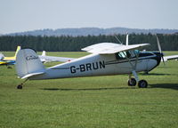 G-BRUN @ EGLM - Cessna 120 at White Waltham - by moxy
