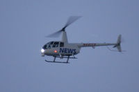 N441TX - News helicopter hovering over Cowboys Stadium before Super Bowl XLV - by Zane Adams