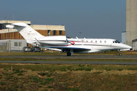 VP-CFZ @ EGGW - Cessna Citation 750, c/n: 0251 taxying out at Luton - by Terry Fletcher