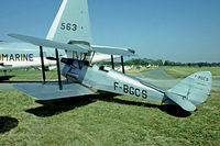 F-BGCS @ LFFN - De Havilland DH.82A Tiger Moth [85946] BRIENNE~F 30/07/1983. Taken from a slide. - by Ray Barber