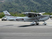 N2175W @ SZP - 2005 Cessna T182T Turbo SKYLANE TC, Lycoming TIO-540-AK1A 235 Hp, landing roll Rwy 22 - by Doug Robertson