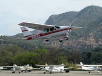 N305RA @ SZP - 1977 Cessna 177B CARDINAL, Lycoming O-360-A1B6D 200 Hp, takeoff climb Rwy 22 - by Doug Robertson