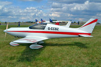 G-CCBZ @ EGBP - Aero Designs Pulsar II [1936] Kemble~G 09/07/2004. - by Ray Barber