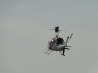 N307SB @ L67 - Flaring to a stop & hover position for training - by Helicopterfriend