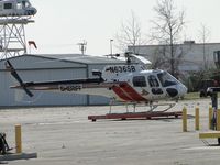 N636SB @ L67 - Parked waiting for crew and take off - by Helicopterfriend