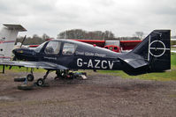 G-AZCV @ EGBD - 1970 Beagle Aircraft Ltd BEAGLE B121 SERIES 2, c/n: B121-163 in Eggington for maintenance - by Terry Fletcher