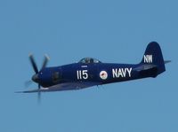 VH-ORN @ YMAV - Hawker Sea Fury taking part in the historic aircraft flying display to celebrate the 90th anniversary of the RAAF at Avalon Air Show 2011