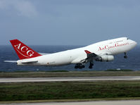 D-ACGD @ TNCC - Air Cargo Germany Boeing 747-412(BCF) @ TNCC / CUR - by John van den Berg - C.A.C