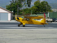 N62065 @ SZP - 1944 Piper J3C-65 CUB, Continental A&C65 65 Hp, set for takeoff Rwy 22 - by Doug Robertson