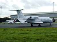 N160TG @ EGPH - Flying G,Learjet 60 parked on the GAT At EDI - by Mike stanners