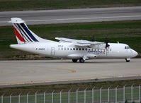 F-GVZC @ LFBO - Taxiing to the Airbus factory... New Air France c/s... - by Shunn311