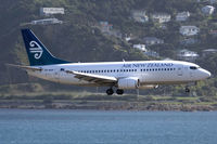 ZK-NGP @ NZWN - finals into a windy Welly - by Bill Mallinson