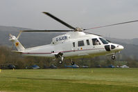 G-XJCB - Visitor to Day 1 of the 2011 Cheltenham Horseracing Festival - by Terry Fletcher