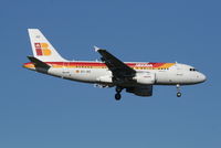 EC-JAZ @ EBBR - Flight IB3216 is descending to RWY 02 - by Daniel Vanderauwera