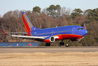 N610WN @ ORF - Southwest Airlines N610WN landing RWY 23. - by Dean Heald