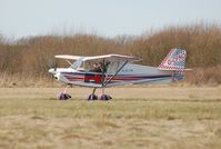 G-CFNO @ EGFH - Skyranger Swift departing Runway 22. - by Roger Winser