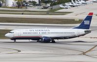 N418US @ KFLL - Boeing 737-400 - by Mark Pasqualino