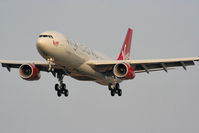 G-VSXY @ EGGP - Virgin Atlantic A330 on approach for RW27 at LJLA on a crew training flight - by Chris Hall