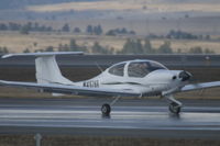 N457HR @ BIL - Diamond DA40 @ BIL - by Daniel Ihde