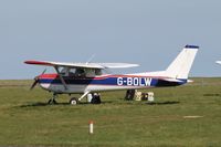 G-BOLW @ EGSH - Just arrived at Norwich. - by Graham Reeve