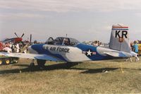 N13T @ OSH - Beech A45, c/n: G-79, T-34A Mentor, Ex 53-3318, Airventure 1992.  Best T-34 Oshkosh 1991. - by Timothy Aanerud