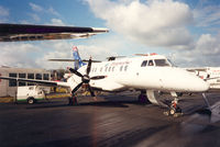 VH-AFR @ FAB - Impulse Airlines ; Farnborough Air Show 1994 - by Henk Geerlings