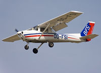 OO-FSI @ EBLG - Belgian Flight School. Short final rwy 23L, this time. Impressive flap panel. - by Philippe Bleus