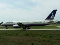 G-BYAY @ LMML - B757 G-BYAY Britannia Airways taxying out for departure from Malta. - by raymond