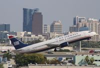 N456UW @ KFLL - Boeing 737-400 - by Mark Pasqualino