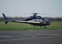 G-BOSN @ EGTB - Aerospatiale Ecureuil II at Wycome Air Park. Ex N2109L - by moxy