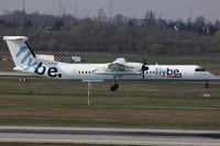 G-FLBF @ EDDL - Flybe, De Havilland Canada DHC-8-402Q Dash 8, CN: 4344 - by Air-Micha