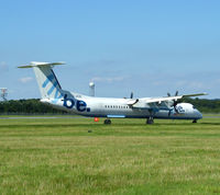 G-JEDN @ EGPH - Flybe Dash 8Q-402 - by Mike stanners