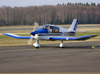 F-GXGB @ EBSP - After landing, taxiing to parking. You cannot miss those wings ! - by Philippe Bleus