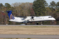 N34NG @ ORF - United Express (Colgan Air) N34NG (FLT CJC3325) from Newark Liberty Int'l (KEWR) landing RWY 23. - by Dean Heald