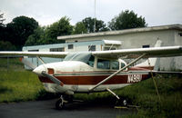 N4919U @ SPRING VAL - Cessna 210E Centurion seen at Spring Valley Airport, New York State in the Summer of 1977. The airport closed in 1985. - by Peter Nicholson