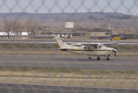 N6609W @ BIL - Cessna 210 @ BIL - by Daniel Ihde