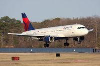 N349NW @ ORF - Delta Air Lines N349NW (FLT DAL1575) from Hartsfield-Jackson Atlanta Int'l (KATL) landing RWY 23. - by Dean Heald