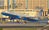 N510UA @ KLAX - United Airlines Boeing 757-222, UAL28 departing RWY 25R KLAX enroute to KJFK - by Mark Kalfas