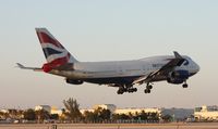 G-BNLM @ MIA - British 747-400