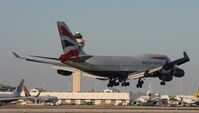 G-BNLS @ MIA - British 747-400 - by Florida Metal
