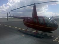 N58UP @ KTOA - K&A's helicopter after getting the new fuel bladder tanks, ready to fly back home.