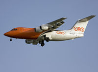 OO-TAQ @ EBLG - Light freighter on short final rwy 05R. - by Philippe Bleus