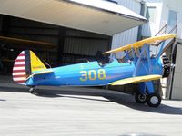 N1431C @ AJO - Parked at hanger - by Helicopterfriend