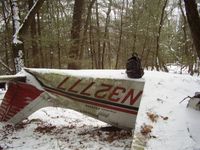 N32777 - Crashed and still up in the mountain in PA - by Gayle Kuntz