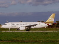 5A-LAI @ LMML - A320 5A-LAI Libyan Arab Airlines - by raymond