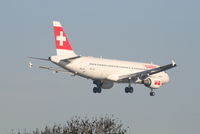 HB-IJE @ EBBR - Flight LX786 is descending to RWY 02 - by Daniel Vanderauwera