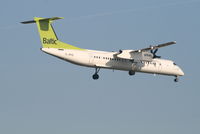 YL-BAQ @ EBBR - Flight BT601 is descending to RWY 02 - by Daniel Vanderauwera